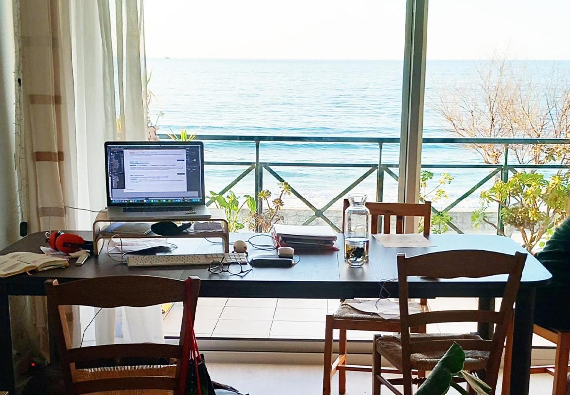 Appartement Bord De Mer Tres Lumineux 2/4 Pers. - Vue Inoubliable アンダイエ エクステリア 写真